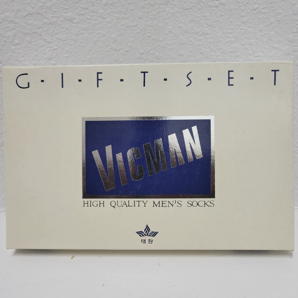 Vicman Men's High Quality Gift Socks Set Mid-Calf Length. New With Imperfection